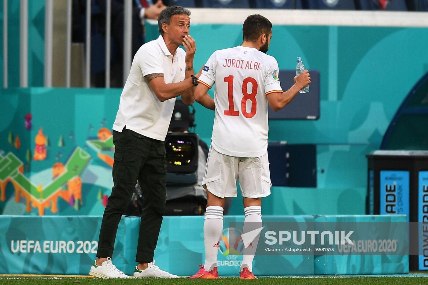 Russia Soccer Euro 2020 Switzerland - Spain