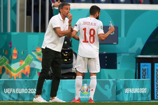 Russia Soccer Euro 2020 Switzerland - Spain