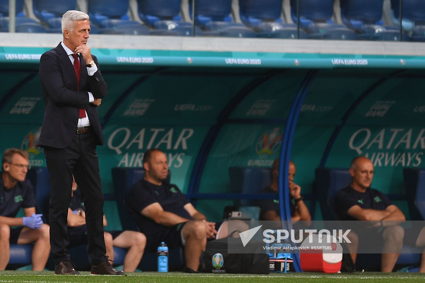 Russia Soccer Euro 2020 Switzerland - Spain
