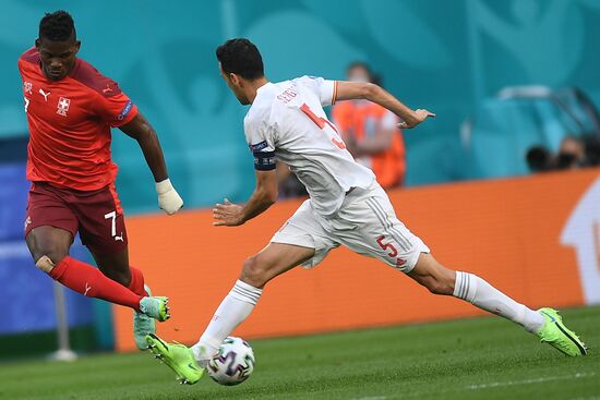 Russia Soccer Euro 2020 Switzerland - Spain