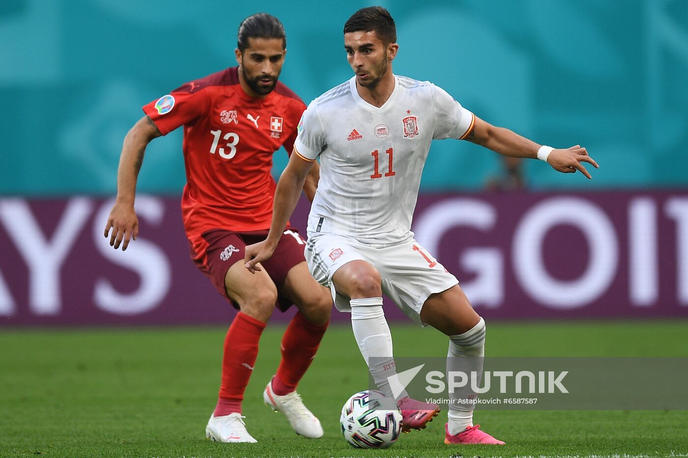 Russia Soccer Euro 2020 Switzerland - Spain