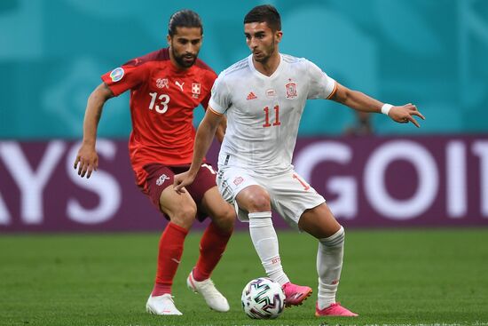 Russia Soccer Euro 2020 Switzerland - Spain