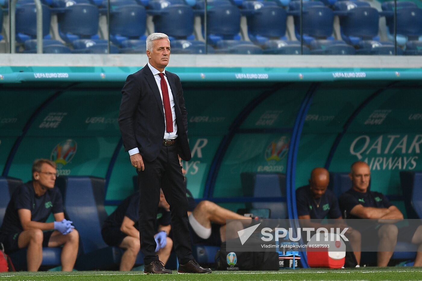 Russia Soccer Euro 2020 Switzerland - Spain