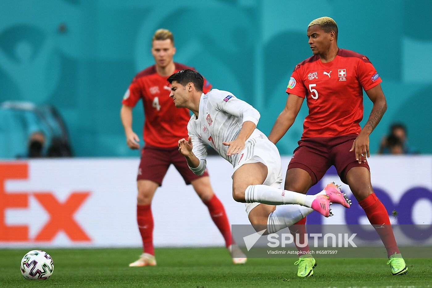 Russia Soccer Euro 2020 Switzerland - Spain