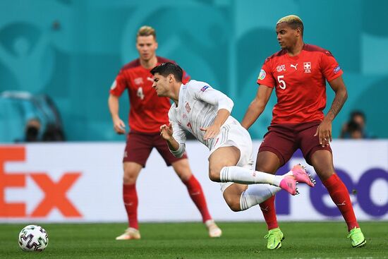 Russia Soccer Euro 2020 Switzerland - Spain