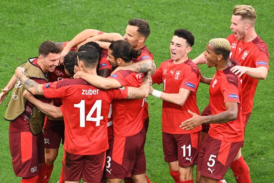 Russia Soccer Euro 2020 Switzerland - Spain