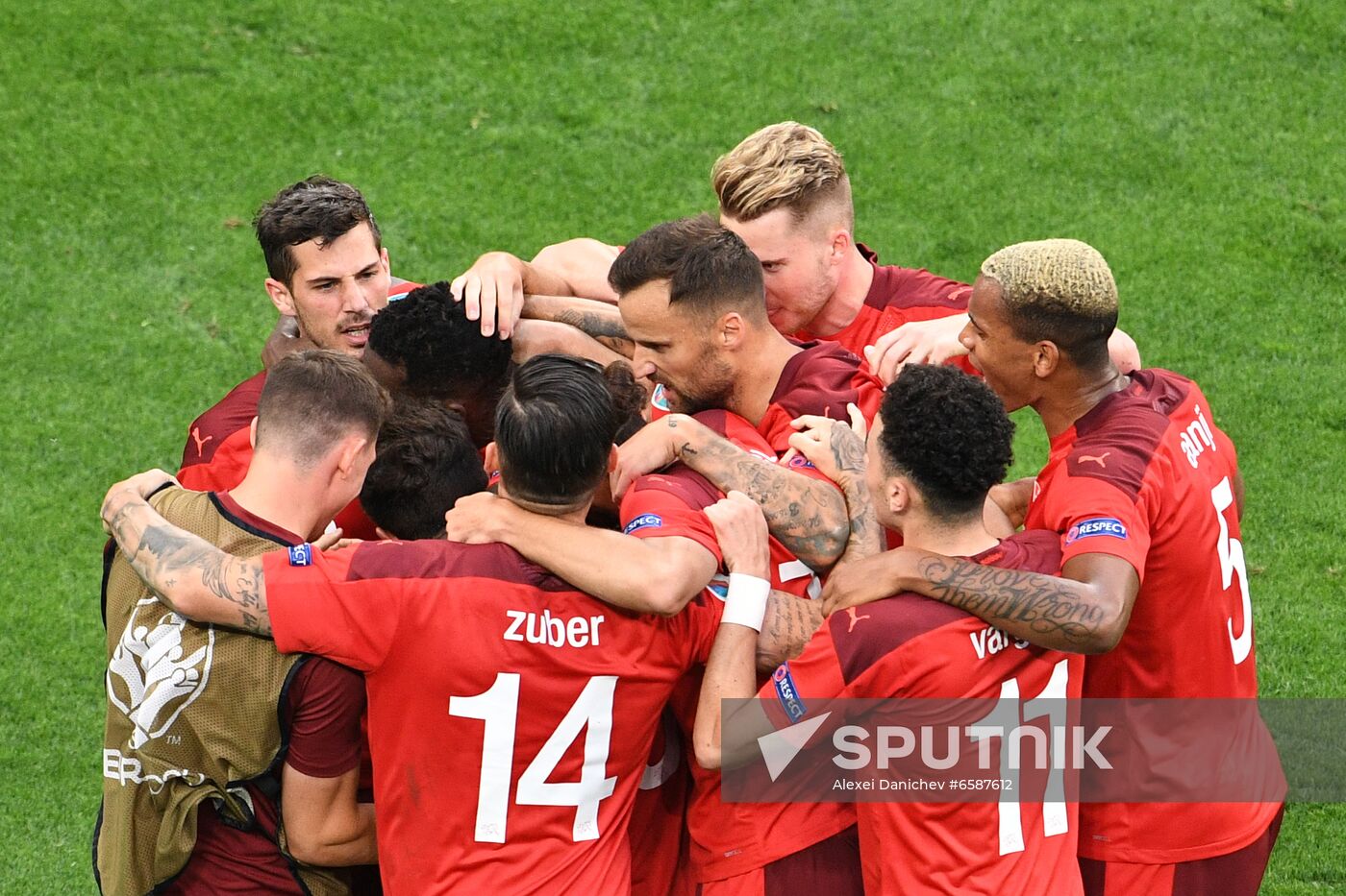 Russia Soccer Euro 2020 Switzerland - Spain