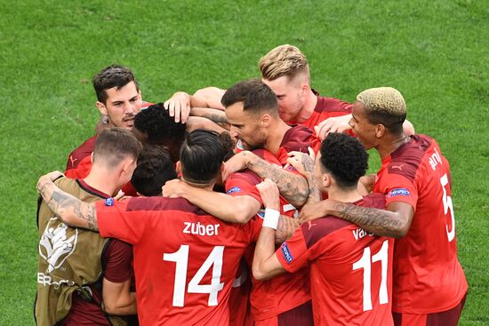 Russia Soccer Euro 2020 Switzerland - Spain