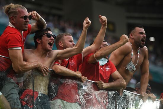 Russia Soccer Euro 2020 Switzerland - Spain