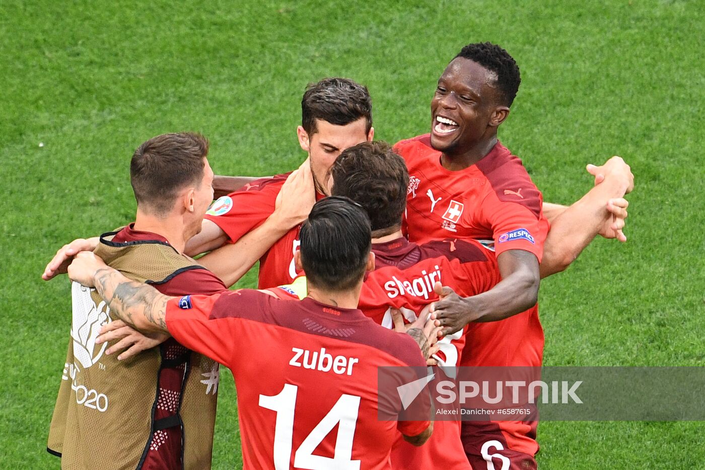 Russia Soccer Euro 2020 Switzerland - Spain