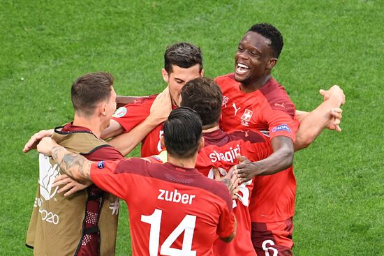 Russia Soccer Euro 2020 Switzerland - Spain