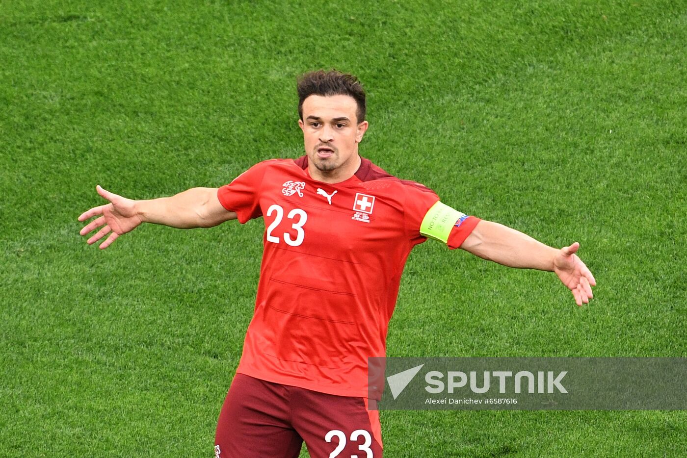 Russia Soccer Euro 2020 Switzerland - Spain