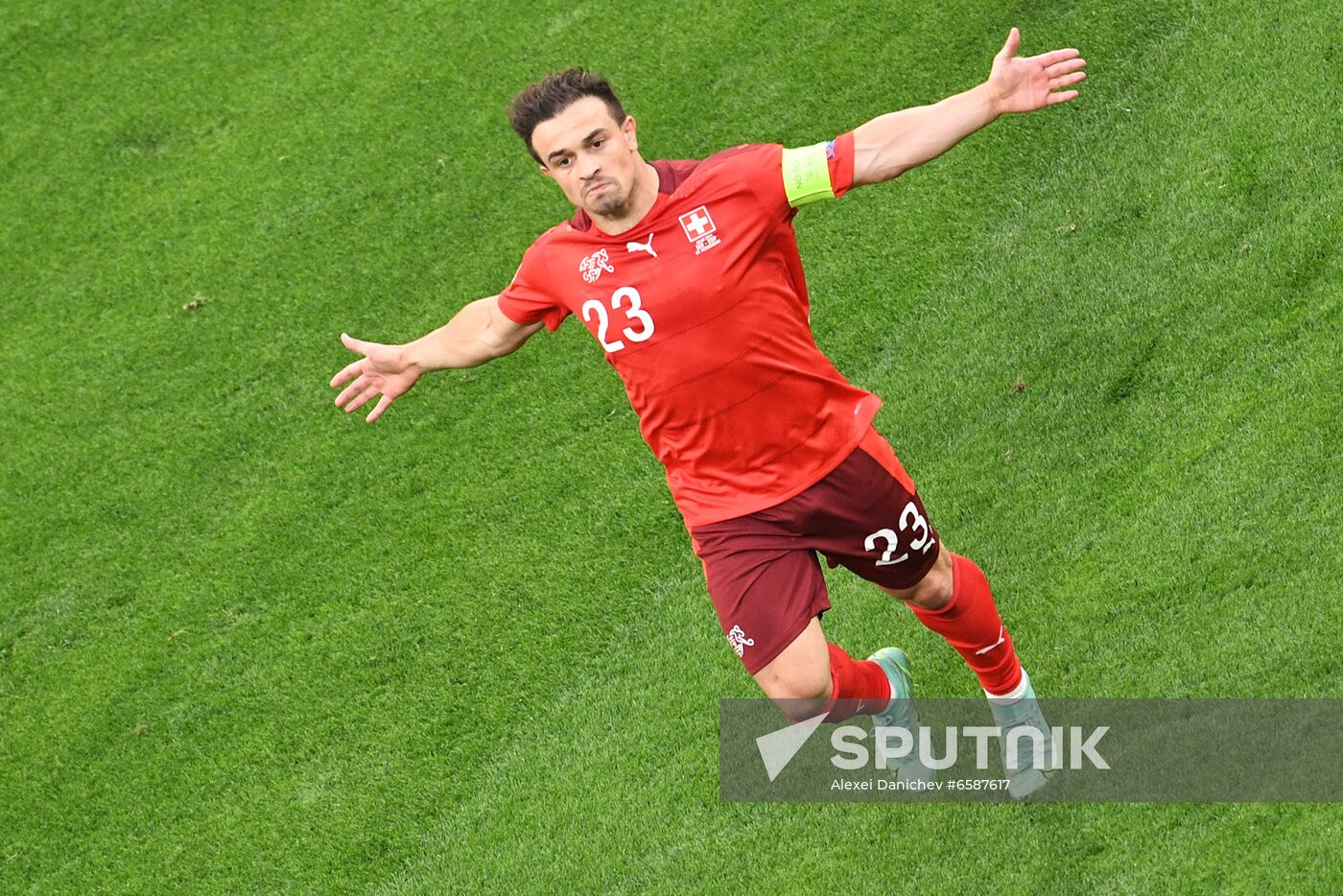 Russia Soccer Euro 2020 Switzerland - Spain