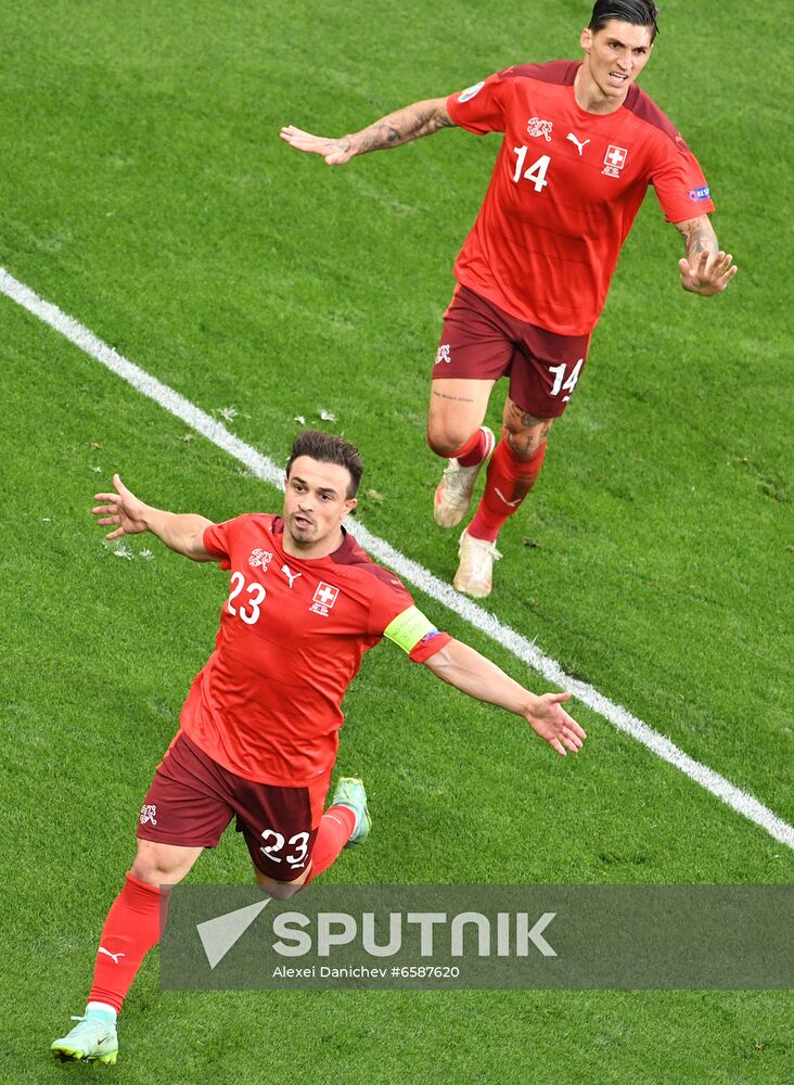 Russia Soccer Euro 2020 Switzerland - Spain