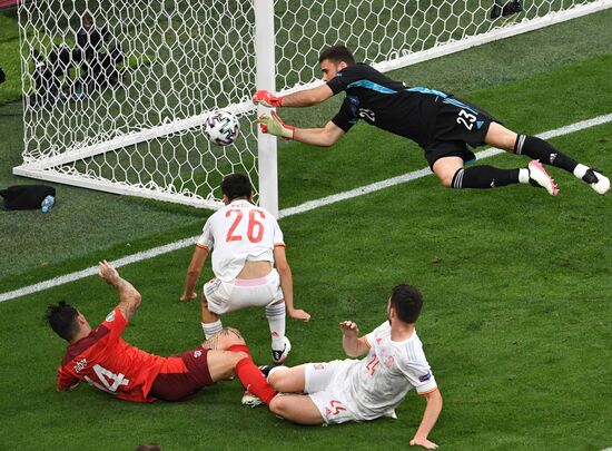 Russia Soccer Euro 2020 Switzerland - Spain