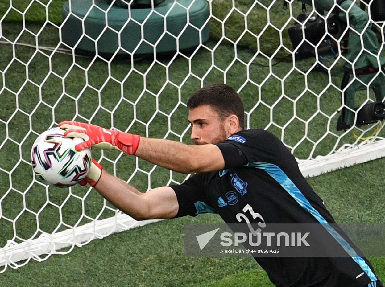 Russia Soccer Euro 2020 Switzerland - Spain