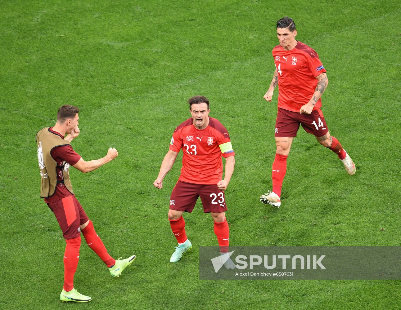 Russia Soccer Euro 2020 Switzerland - Spain