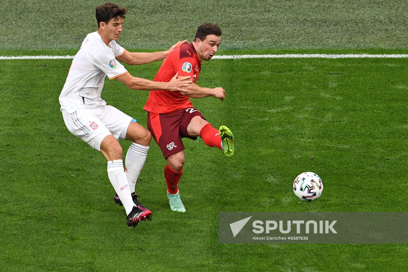 Russia Soccer Euro 2020 Switzerland - Spain