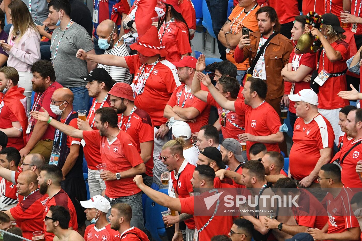 Russia Soccer Euro 2020 Switzerland - Spain