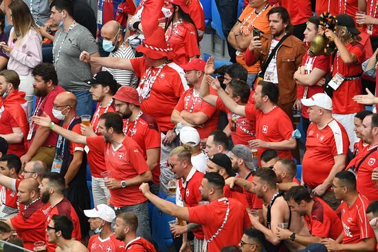Russia Soccer Euro 2020 Switzerland - Spain