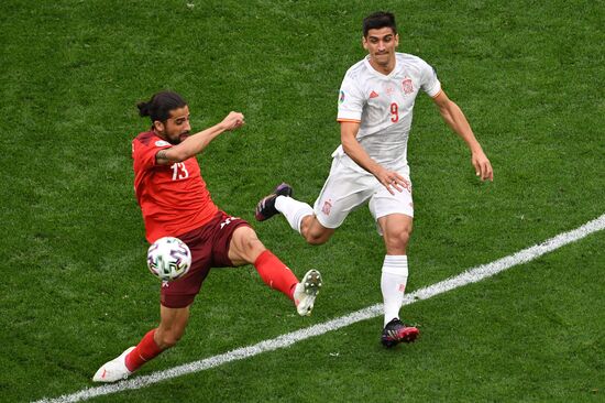 Russia Soccer Euro 2020 Switzerland - Spain