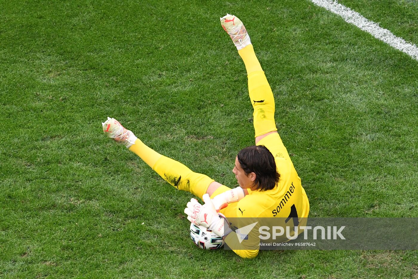 Russia Soccer Euro 2020 Switzerland - Spain