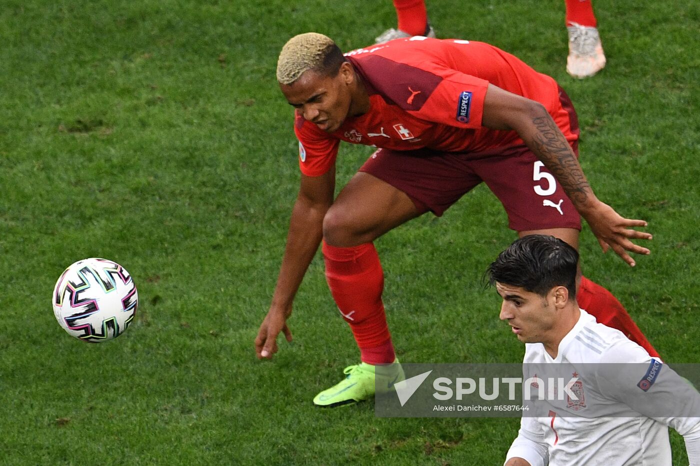 Russia Soccer Euro 2020 Switzerland - Spain