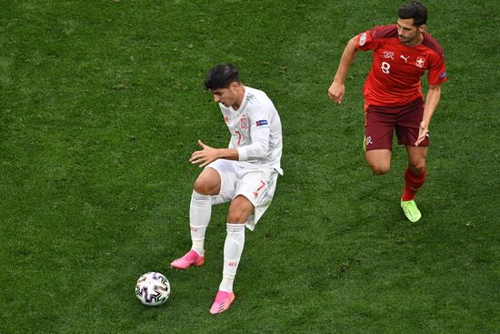 Russia Soccer Euro 2020 Switzerland - Spain