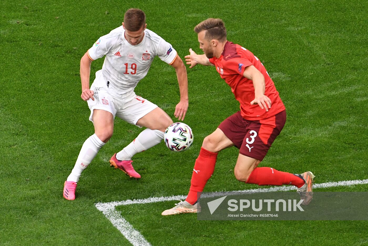 Russia Soccer Euro 2020 Switzerland - Spain