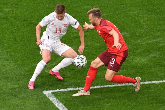 Russia Soccer Euro 2020 Switzerland - Spain