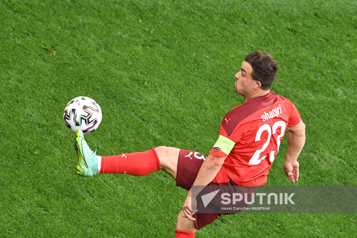 Russia Soccer Euro 2020 Switzerland - Spain