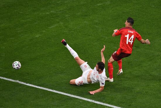 Russia Soccer Euro 2020 Switzerland - Spain