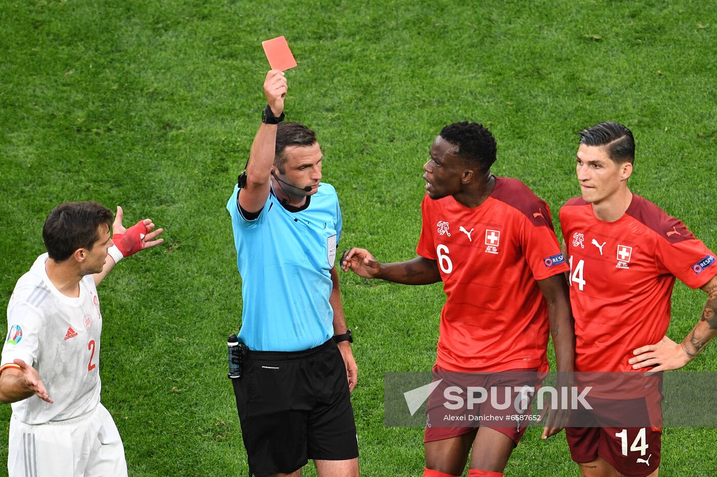 Russia Soccer Euro 2020 Switzerland - Spain