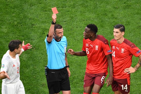 Russia Soccer Euro 2020 Switzerland - Spain