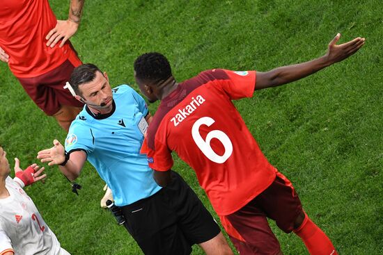 Russia Soccer Euro 2020 Switzerland - Spain