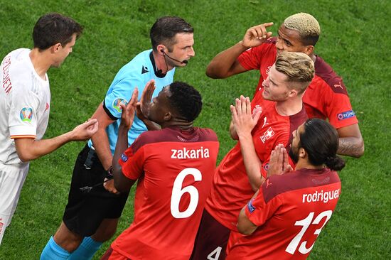 Russia Soccer Euro 2020 Switzerland - Spain