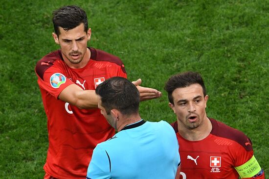 Russia Soccer Euro 2020 Switzerland - Spain