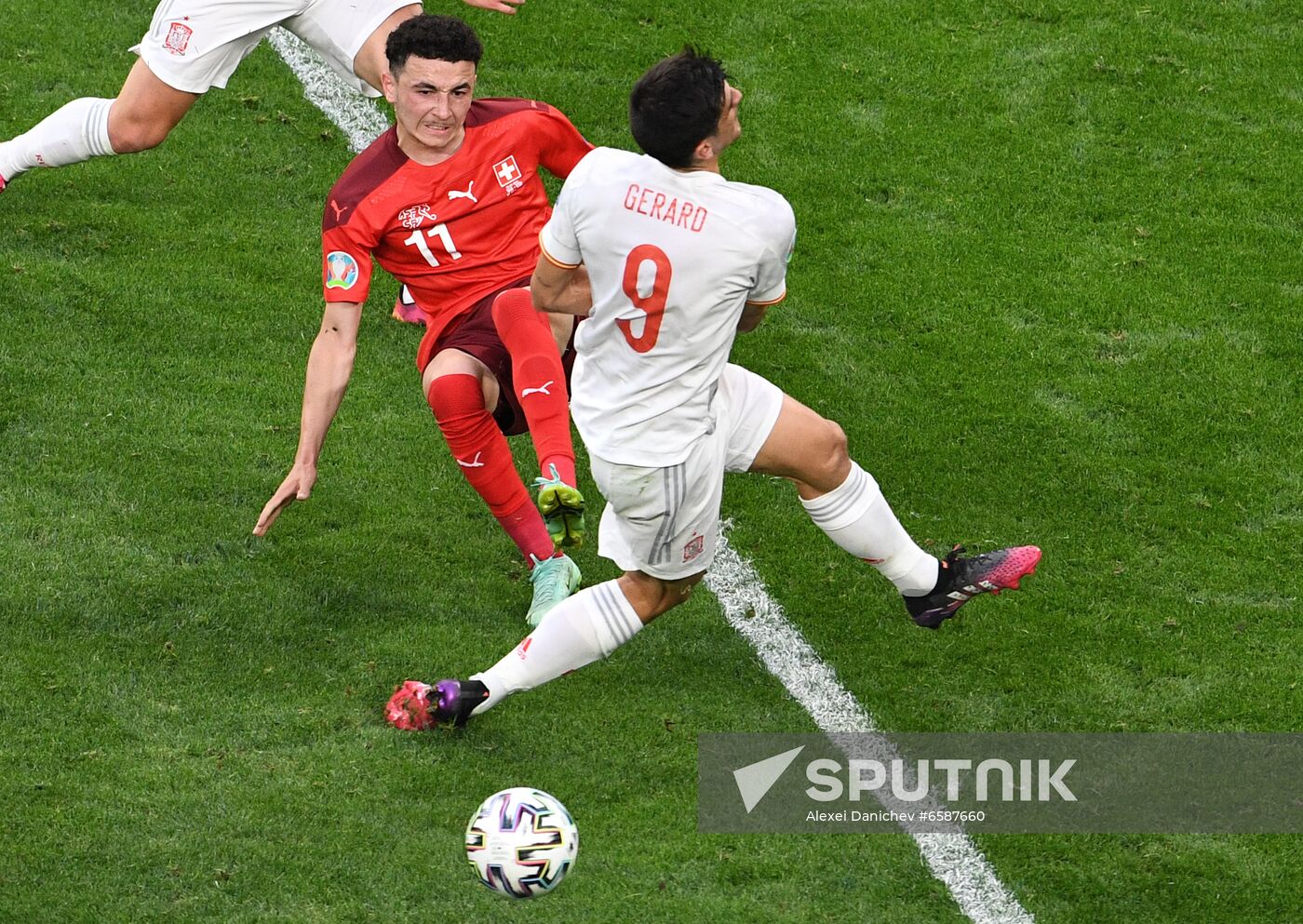 Russia Soccer Euro 2020 Switzerland - Spain