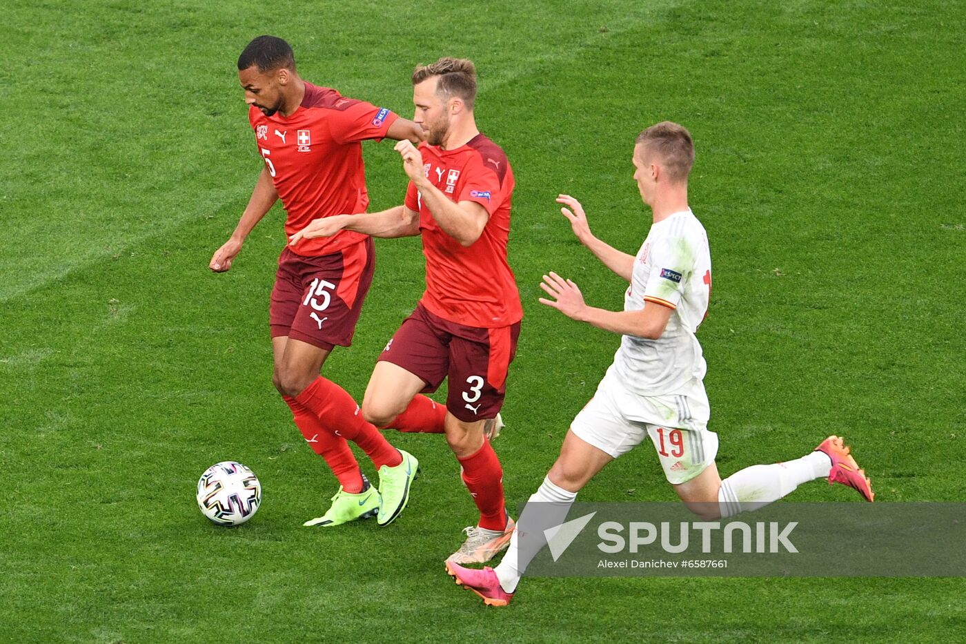 Russia Soccer Euro 2020 Switzerland - Spain