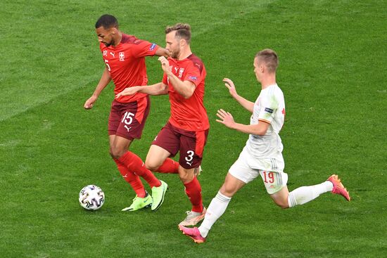 Russia Soccer Euro 2020 Switzerland - Spain