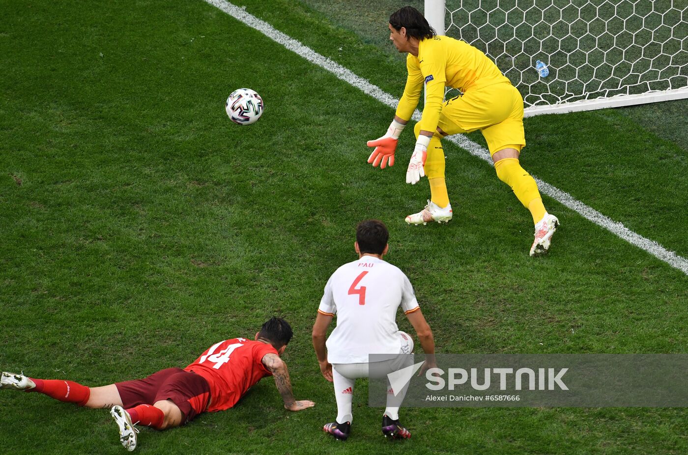 Russia Soccer Euro 2020 Switzerland - Spain