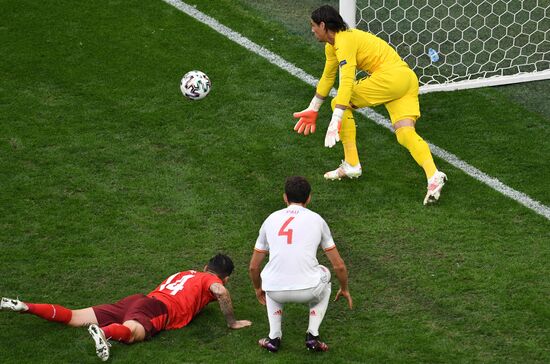 Russia Soccer Euro 2020 Switzerland - Spain