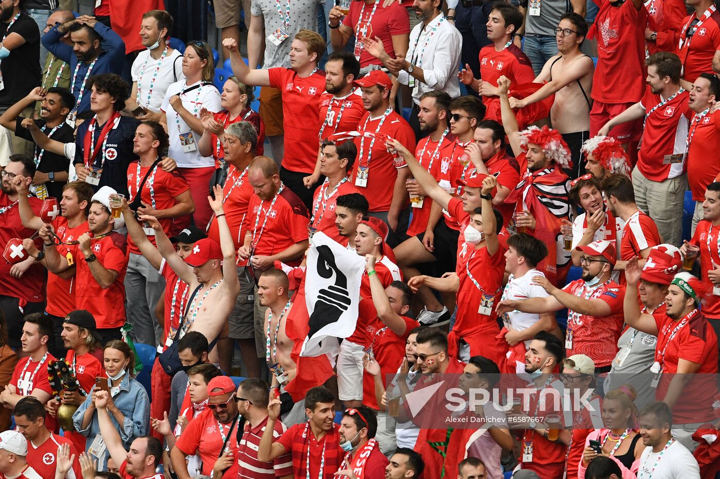 Russia Soccer Euro 2020 Switzerland - Spain