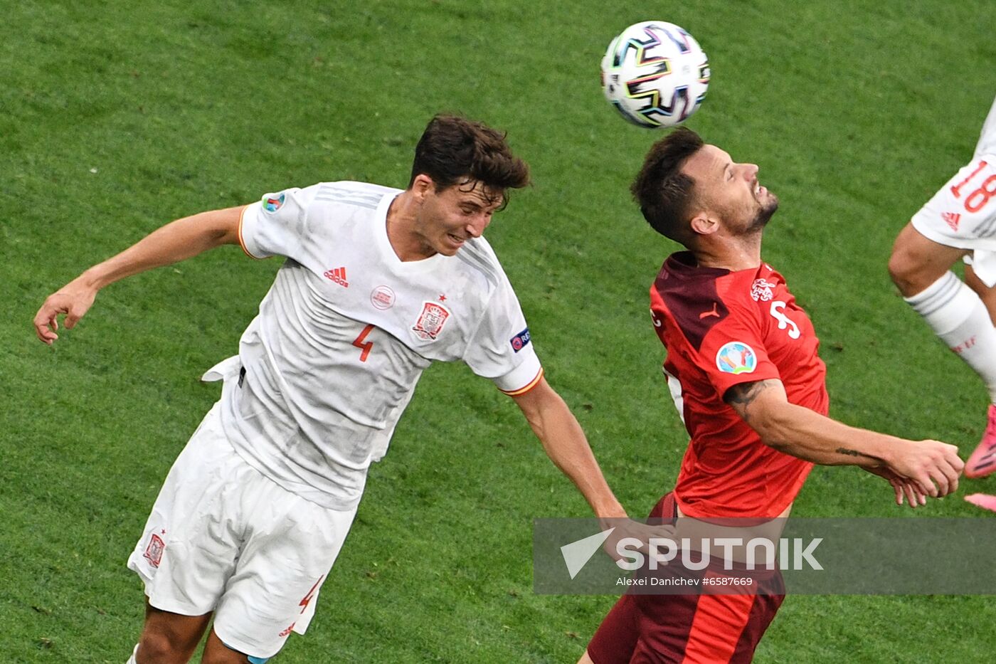 Russia Soccer Euro 2020 Switzerland - Spain