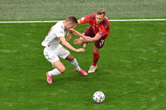Russia Soccer Euro 2020 Switzerland - Spain
