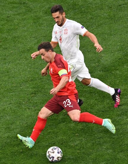 Russia Soccer Euro 2020 Switzerland - Spain