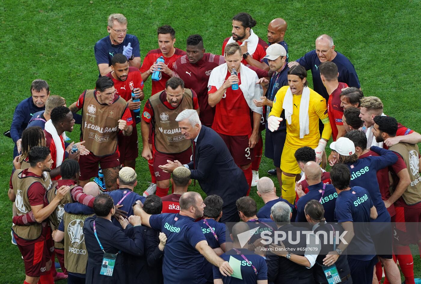 Russia Soccer Euro 2020 Switzerland - Spain