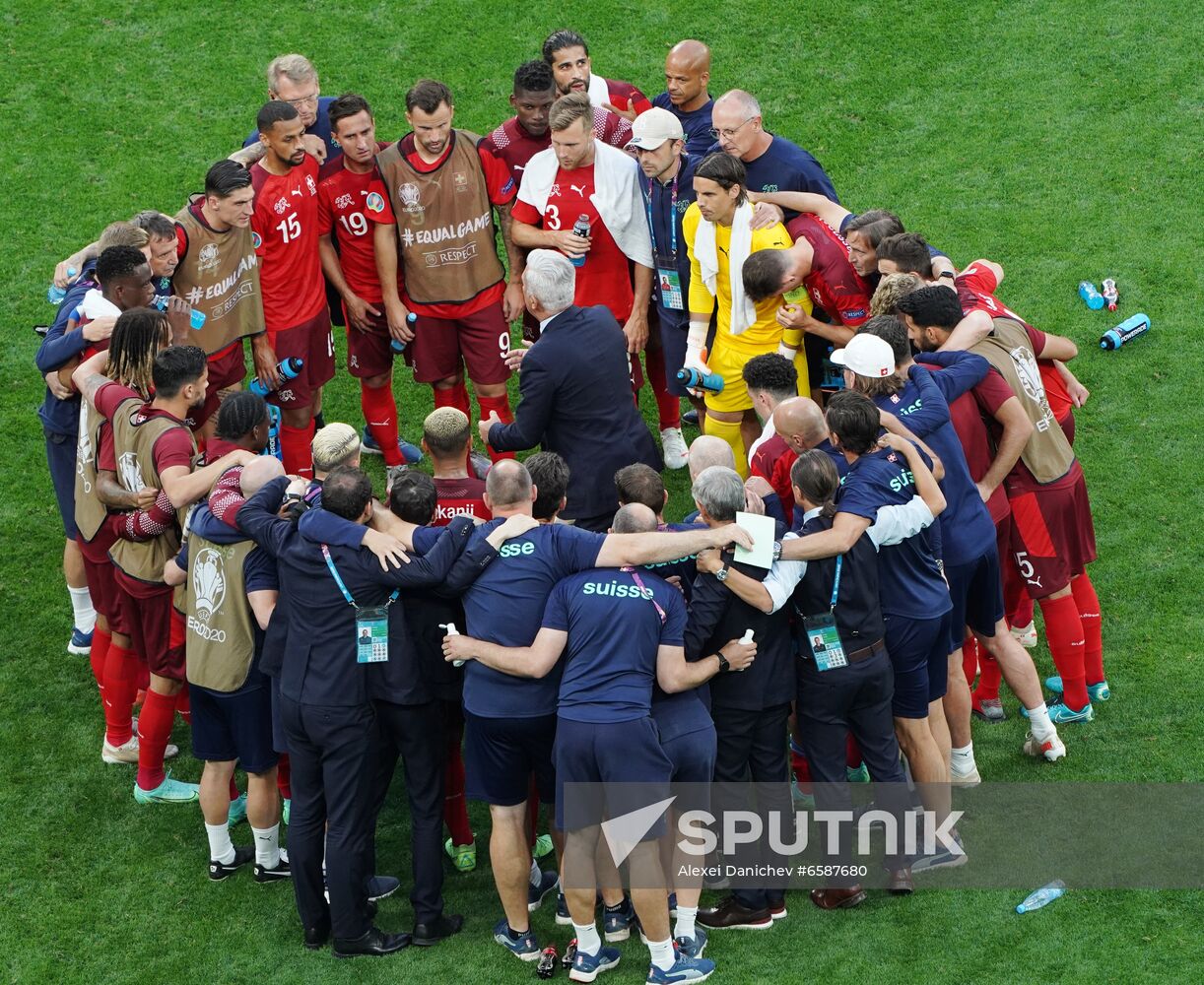 Russia Soccer Euro 2020 Switzerland - Spain