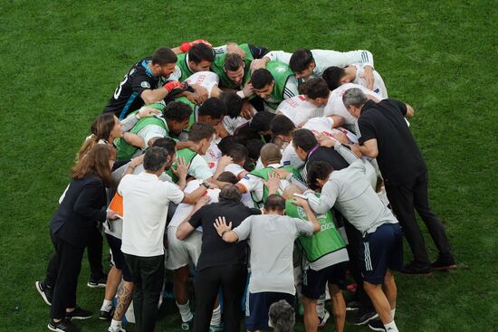 Russia Soccer Euro 2020 Switzerland - Spain