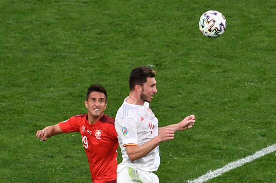 Russia Soccer Euro 2020 Switzerland - Spain